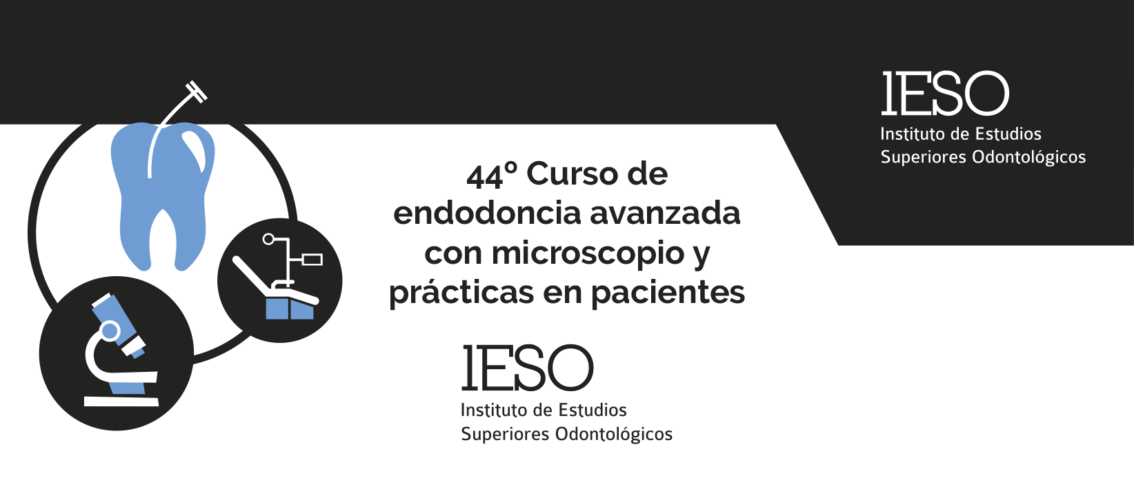 44º Curso de endodoncia avanzada con microscopio y prácticas en pacientes del Instituto IESO