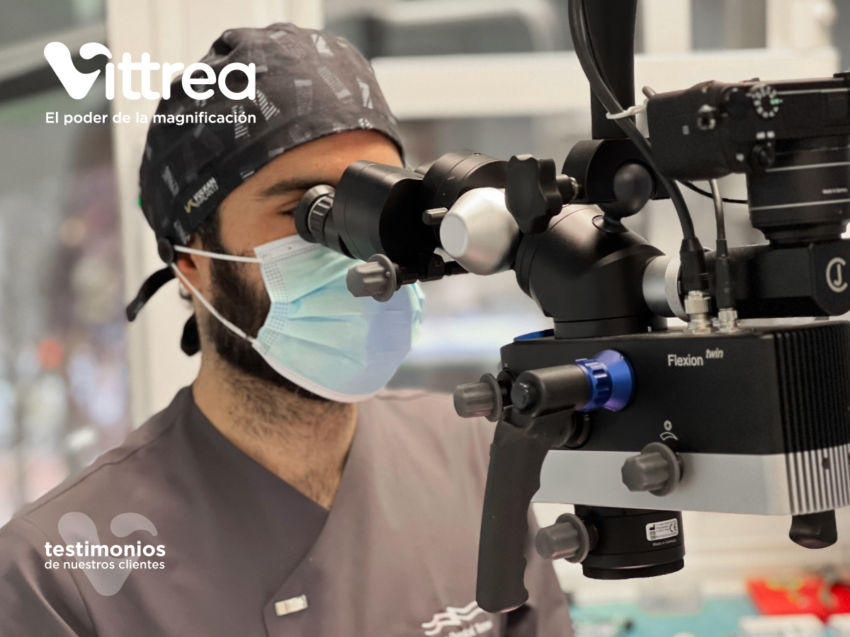 Entrevista al odontólogo Pablo Guijo: “Los pacientes perciben un nivel de profesionalismo y detalle increíble cuando utilizo el microscopio” Microscopio Twin Blue